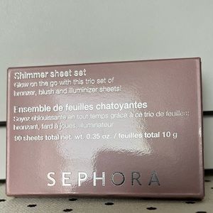 New Sephora shimmer sheet set